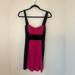 Speechless Pink and Black Mini Dress